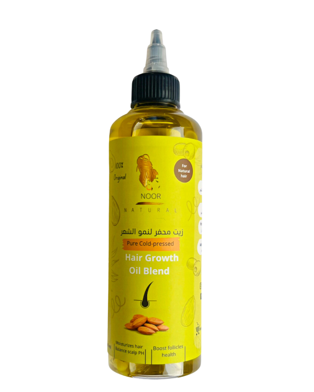 زيت نور المغذي المحفز لنمو الشعر | Noor Pure Blend Hair Growth Oil