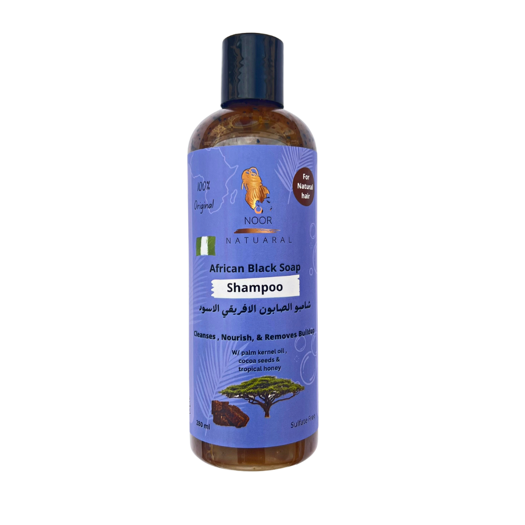 شامبو نور الافريقي العضوي |  African Black Soap Shampoo